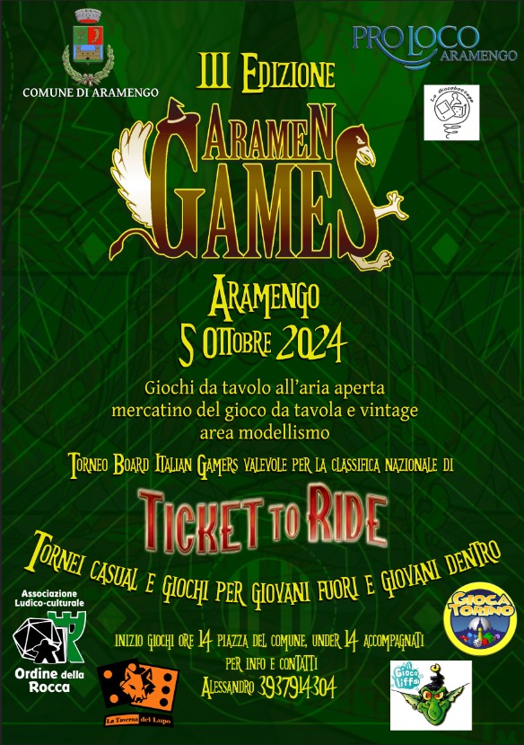 Locandina "Aramengames 2024"