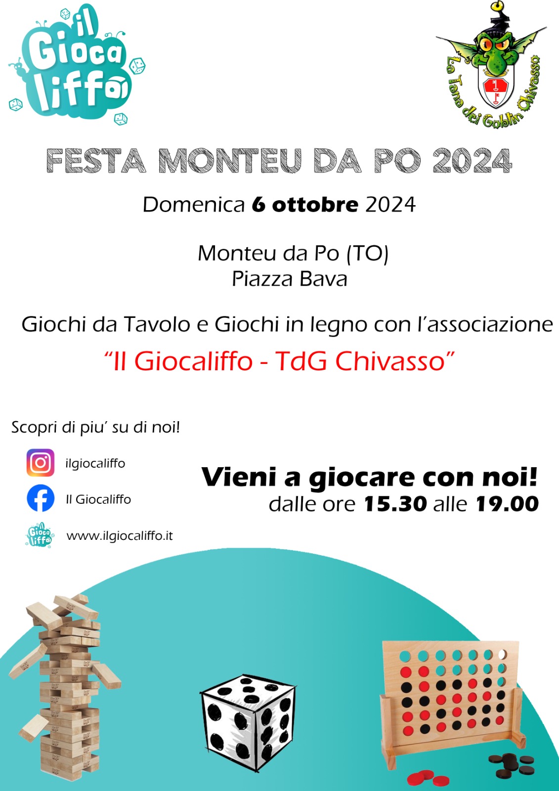 Locandina "Festa patronale Monteu da Po 2024"